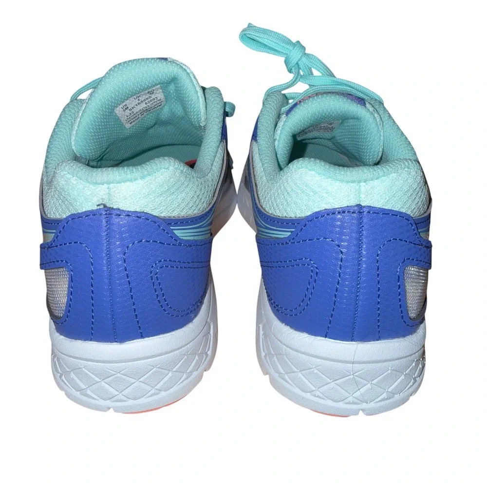 NEW Saucony Cohesion 14 Running Shoes Girls 6M Sneakers Blue Periwinkle SK165555